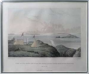 View of Arctic Sea Midnight